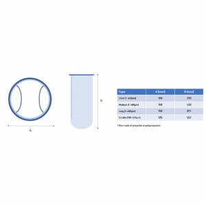 filter bags dimensions